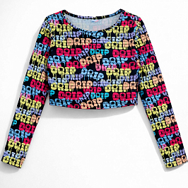 Кроп-топ кулирка с лайкрой 1499100319