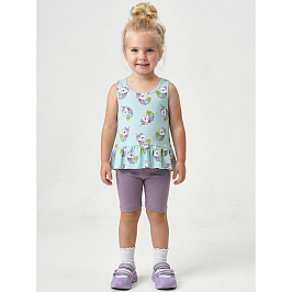 Комплект топ кулирка , велосипедки кулирка с лайкрой 7072100301