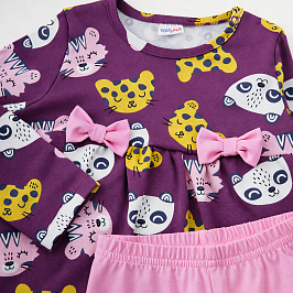 Комплект джемпер интерлок и лосины кулирка 7629900402