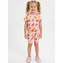 Комплект футболка кулирка , велосипедки кулирка с лайкрой 7946100401