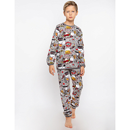 Пижама футер 2х нитка начёс 0121300102