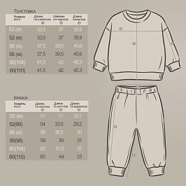 Костюм футер 2х нитка начёс 8807310104