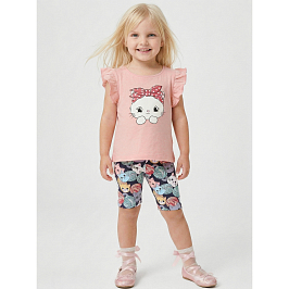 Комплект футболка кулирка, велосипедки кулирка лайкра  7139100103