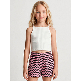 Комплект топ рибана, шорты интерлок 7039900101