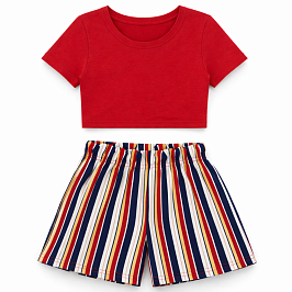 Комплект топ кулирка лайкра, шорты кулирка 7029900101