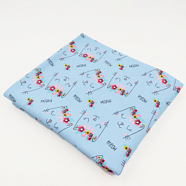 Пелёнка футер 2х нитка начес 100*90см 1454310315