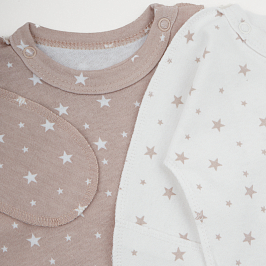 Комплект распашонок интерлок  2 шт 1090202501