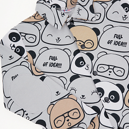 Рубашка футер 2х нитка начёс 0497310411