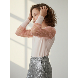 Блузка нарядная кулирка с лайкрой 2020100103