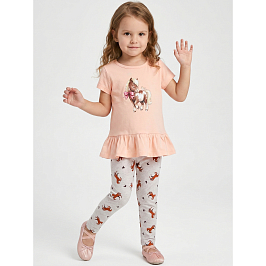 Комплект футболка кулирка, лосины кулирка с лайкрой  7063100402