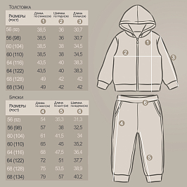 Костюм футер 2х нитка начес 8586310407