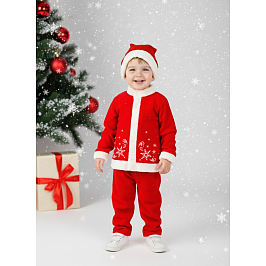 Костюм новогодний Дед Мороз флис 71046001