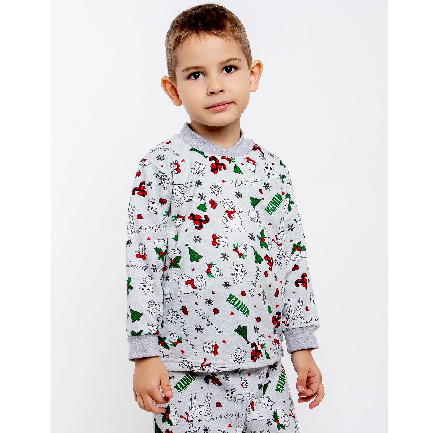 Пижама футер 2х нитка начёс 0032300806 Пижама футер 2х нитка начёс 0032300806