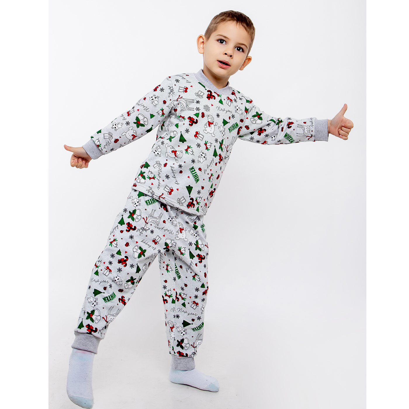 Пижама футер 2х нитка начёс 0032300806 Пижама футер 2х нитка начёс 0032300806