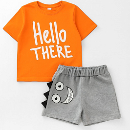 Комплект футболка кулирка, шорты интерлок 7360900301