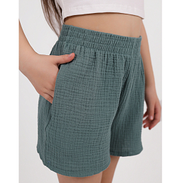 Комплект топ кулирка, шорты муслин 7015900107